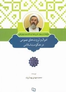 اموال و ثروت های عمومی در حکومت اسلامی: برگرفته از درس خارج ولایت فقیه آیت الله محمد مومن قمی
