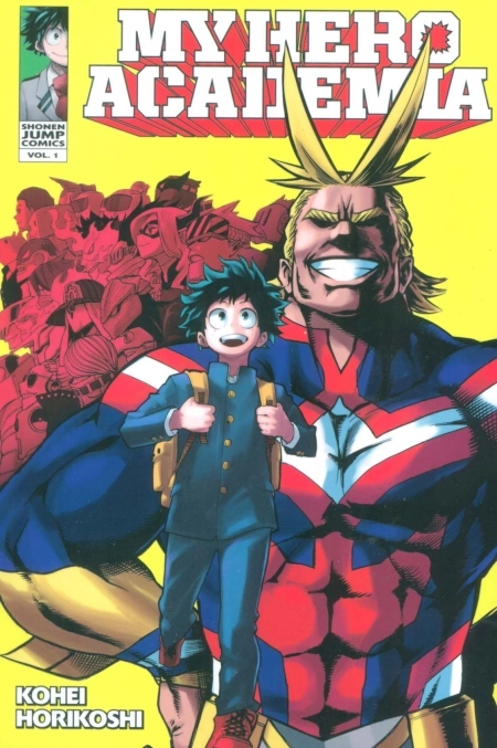 مانگا 01 - MY HERO ACADEMIA - آکادمی قهرمان من - انگلیسی - کمیک استریپ - تک زبانه