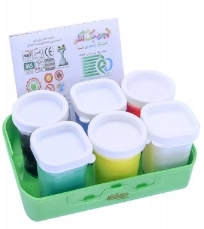 خمیر خلاقیت سبک ظرف غذایی جاری کنکو - 6 جار - آنتی باکتریال جاری