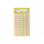 برچسب پاستلی سایز20*10میلیمتر4برگی لانگوکدK-444 یا کد055