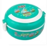 ظرف غذا مایکروفری دو طبقه دو دسته با قاشق و چنگال پارسیکار JM 5001