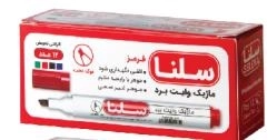 ماژیک قرمز وایت برد سلنا - نوک تخت 12عددی