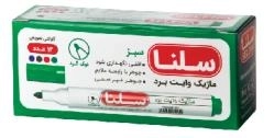 ماژیک سبز وایت برد سلنا - نوک گرد 12عددی