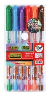 خودکار رنگارنگ سلنا نوک 0.1 - بسته 6 عددی