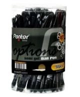 خودکار مشکی دکتر پنتر 0.7 سمی ژل - لیوانی 50 عددی
