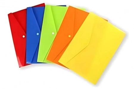 پاکت دکمه دار 150 میکرون سایز A5 پرگه