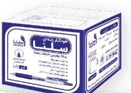 خودکار آبی سلنا فشاری ژله ای - کارتن 96عددی