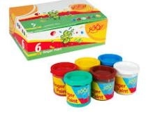 رنگ انگشتی 6 رنگ لوکی 24 عددی