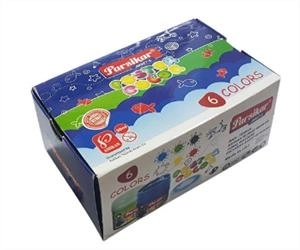 گواش 6 رنگ 30CC جعبه کشویی پارسیکار