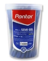 خودکار آبی دکتر پنتر 0.7 سمی ژل - لیوانی 50 عددی