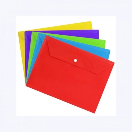 پاکت دکمه دار 200 میکرون سایز A4 پرگه