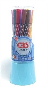 ماژیک نقاشی پارسیکار 24 رنگ استوانه ای با نوک حرفه ای رگلامی