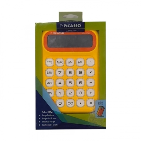 ماشین حساب 12 عدد اعشار پیکاسو مدل CL-102