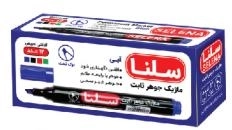 ماژیک آبی جوهر ثابت - نوک تخت 12عددی