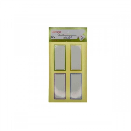 برچسب متالیک سایز65*30میلیمتر4برگی لانگوکدB-54